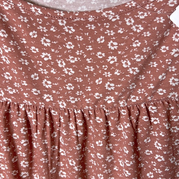 SIMPLE Suzanne Betro Ditsy Floral NEW Boat Neck Cap Sleeve Top Stretch Comfy 1X - Picture 10 of 13